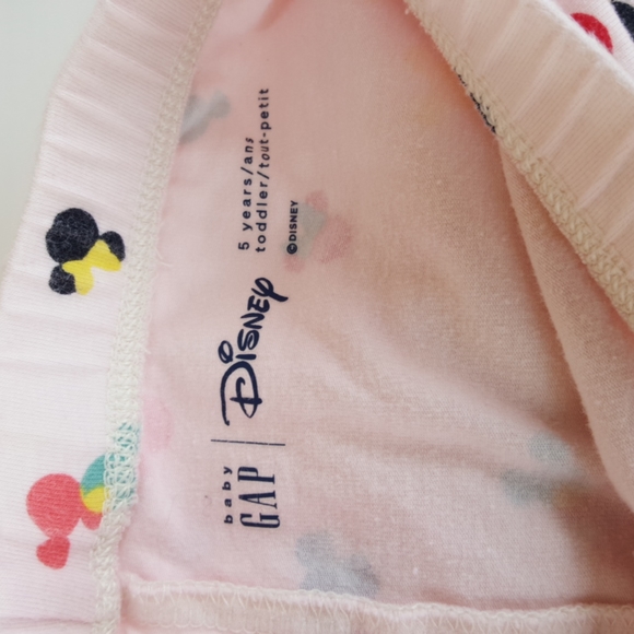 LOT of 2, Girl's Toddler Quilted M&S Top, Disney Minnie Mouse Pants (Age 5 yrs) - Picture 14 of 14